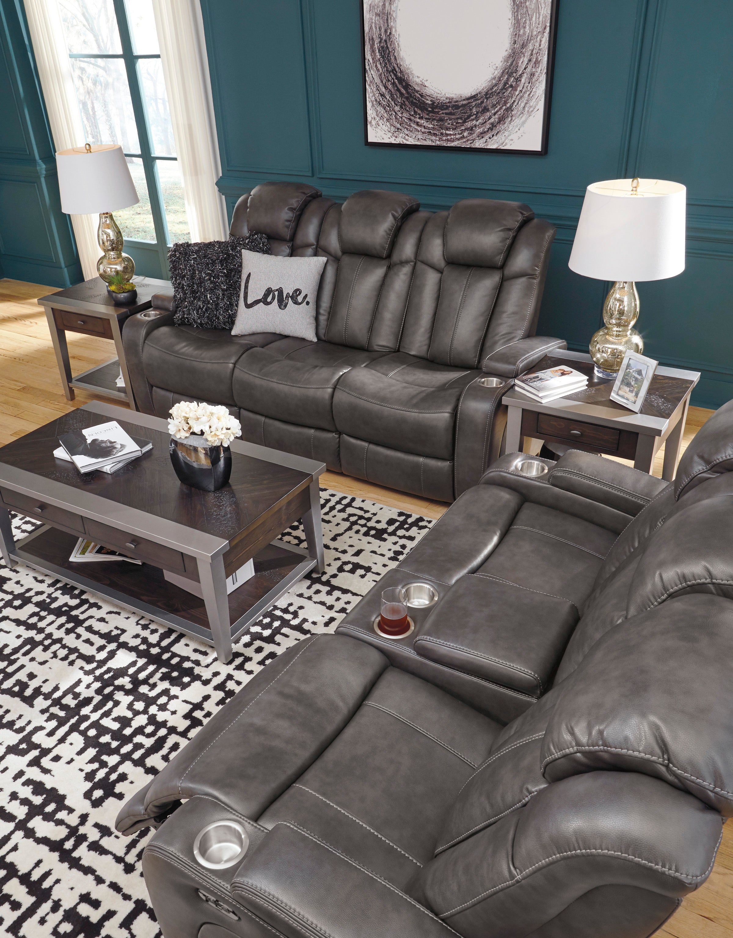 Turbulance Power Reclining Loveseat