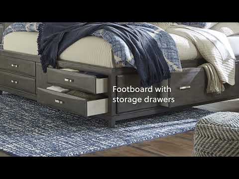Caitbrook Storage Bed with 8 Drawers